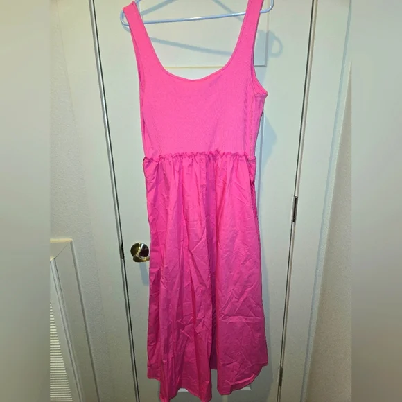 a.new.day Pink maxi dress with pockets - Picture 4 of 4